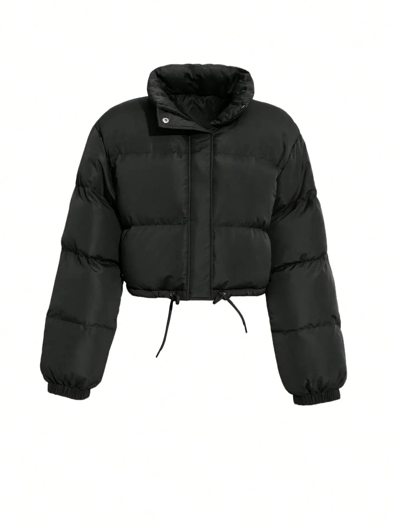 Drop Shoulder Padded Coat