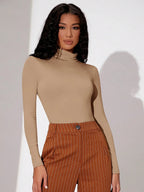 Mock Neck Long Sleeve Bodysuits