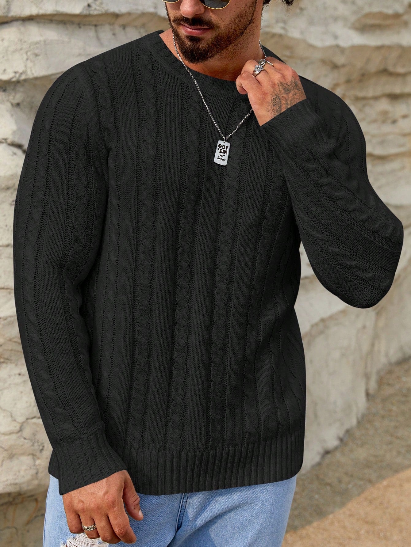 Knit Pullover Sweater