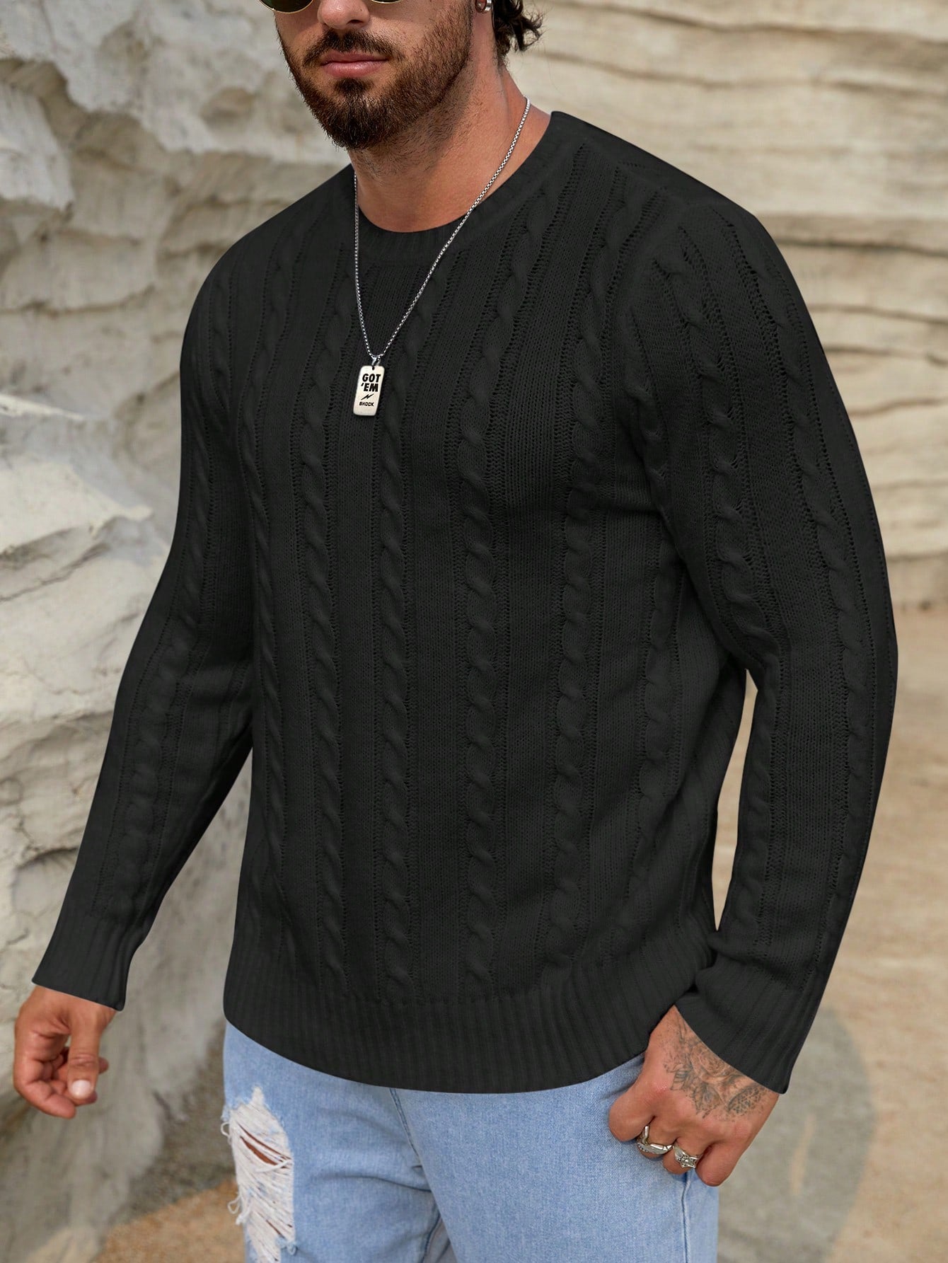 Knit Pullover Sweater