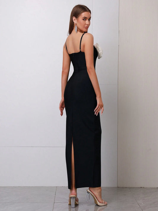 Long Bodycon Bandage Dress