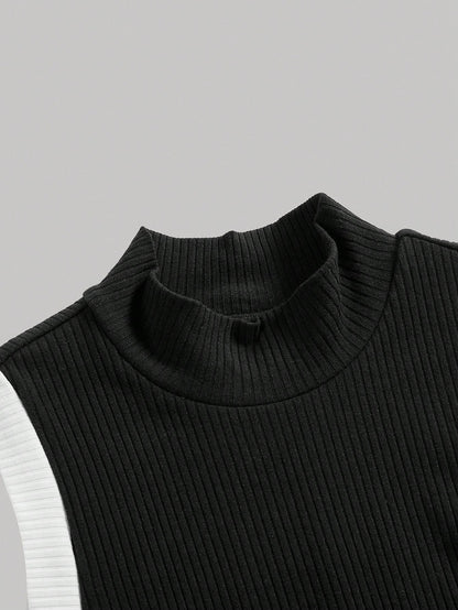 Pleated Sweater  Dress