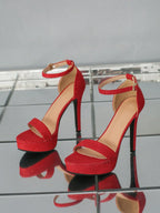 Ankle Strap High Heel Stiletto Sandals