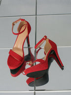 Ankle Strap High Heel Stiletto Sandals