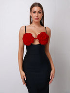 Long Bodycon Bandage Dress