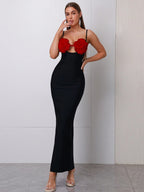 Long Bodycon Bandage Dress