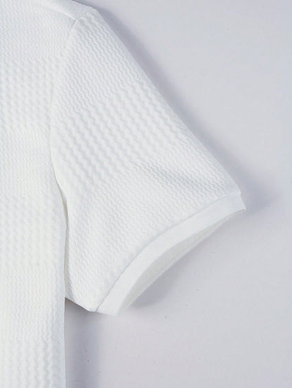 Casual Short Sleeve Polo  Shirts