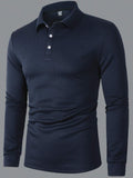 Solid Textured Polo  Shirts