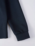 Solid Textured Polo  Shirts