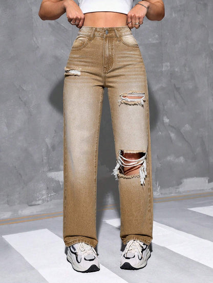 Petite Straight Leg Denim
