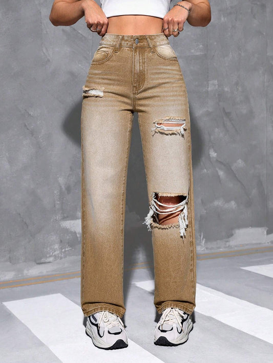 Petite Straight Leg Denim