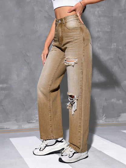 Petite Straight Leg Denim