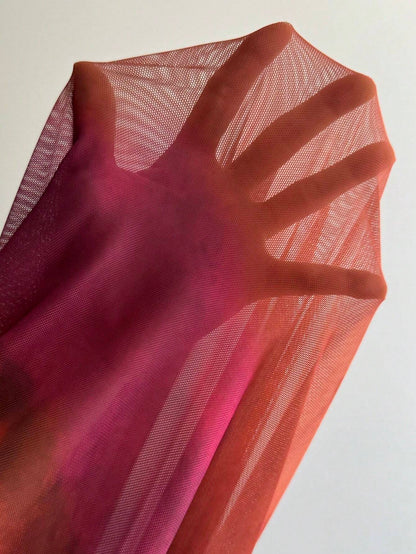 Tie-Dye Round Neck Dress
