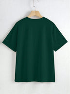 Rare Your Dreams Neck Knitted Casual Short-Sleeve T-Shirt