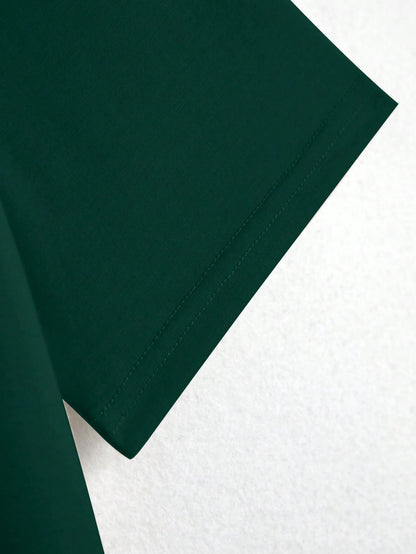 Rare Your Dreams Neck Knitted Casual Short-Sleeve T-Shirt