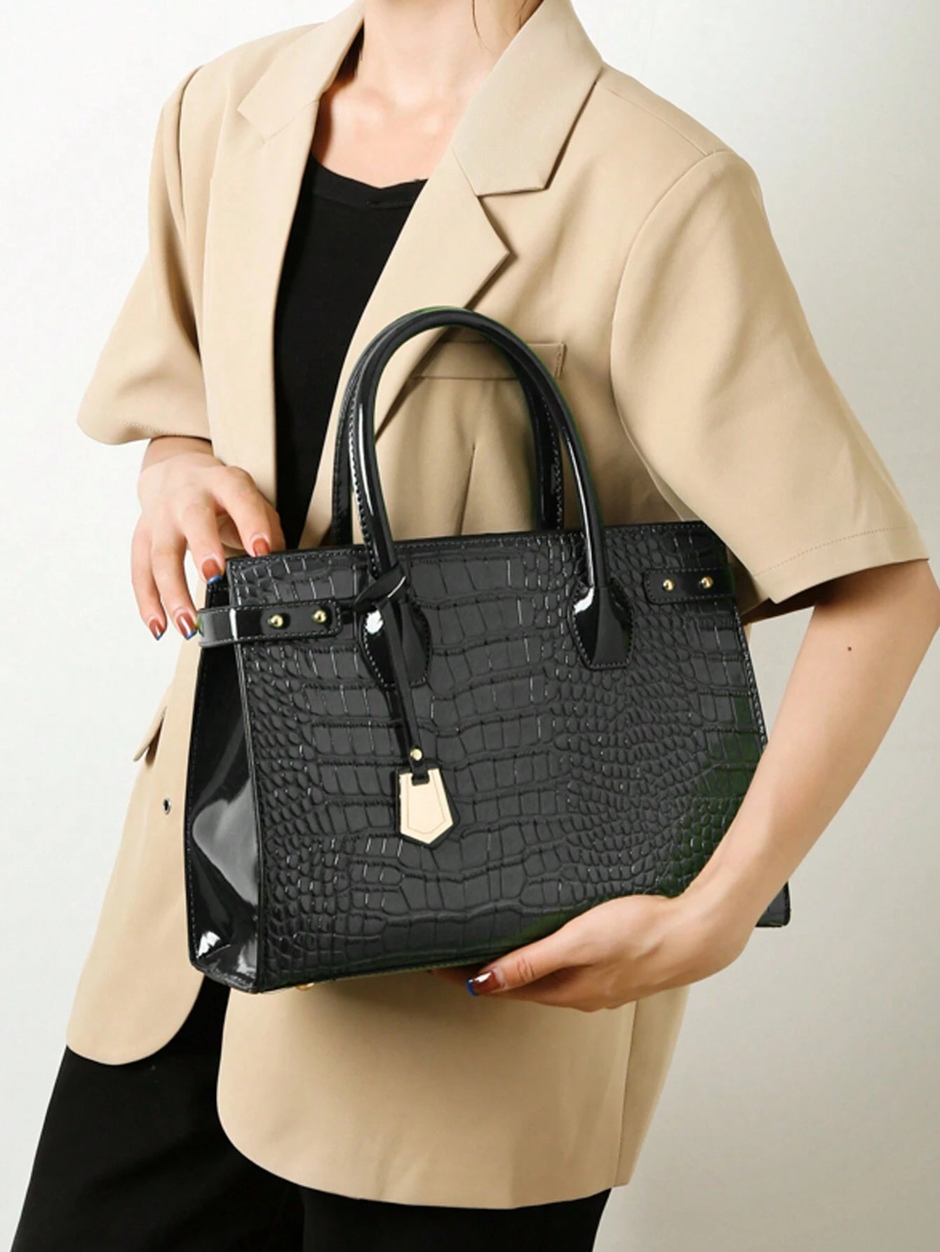 Crocodile Shoulder Bag