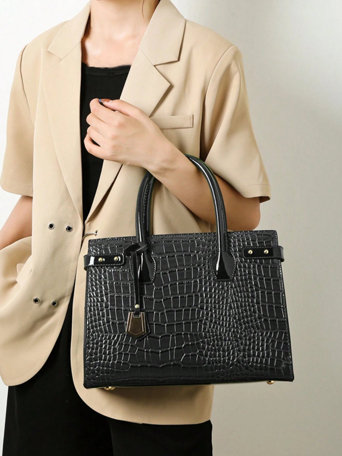 Crocodile Shoulder Bag