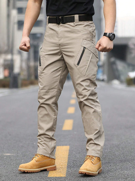 Straight Loose Zipper Cargo Streetwear Pants