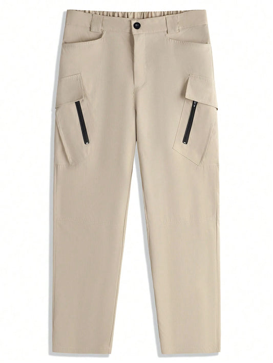 Straight Loose Zipper Cargo Streetwear Pants
