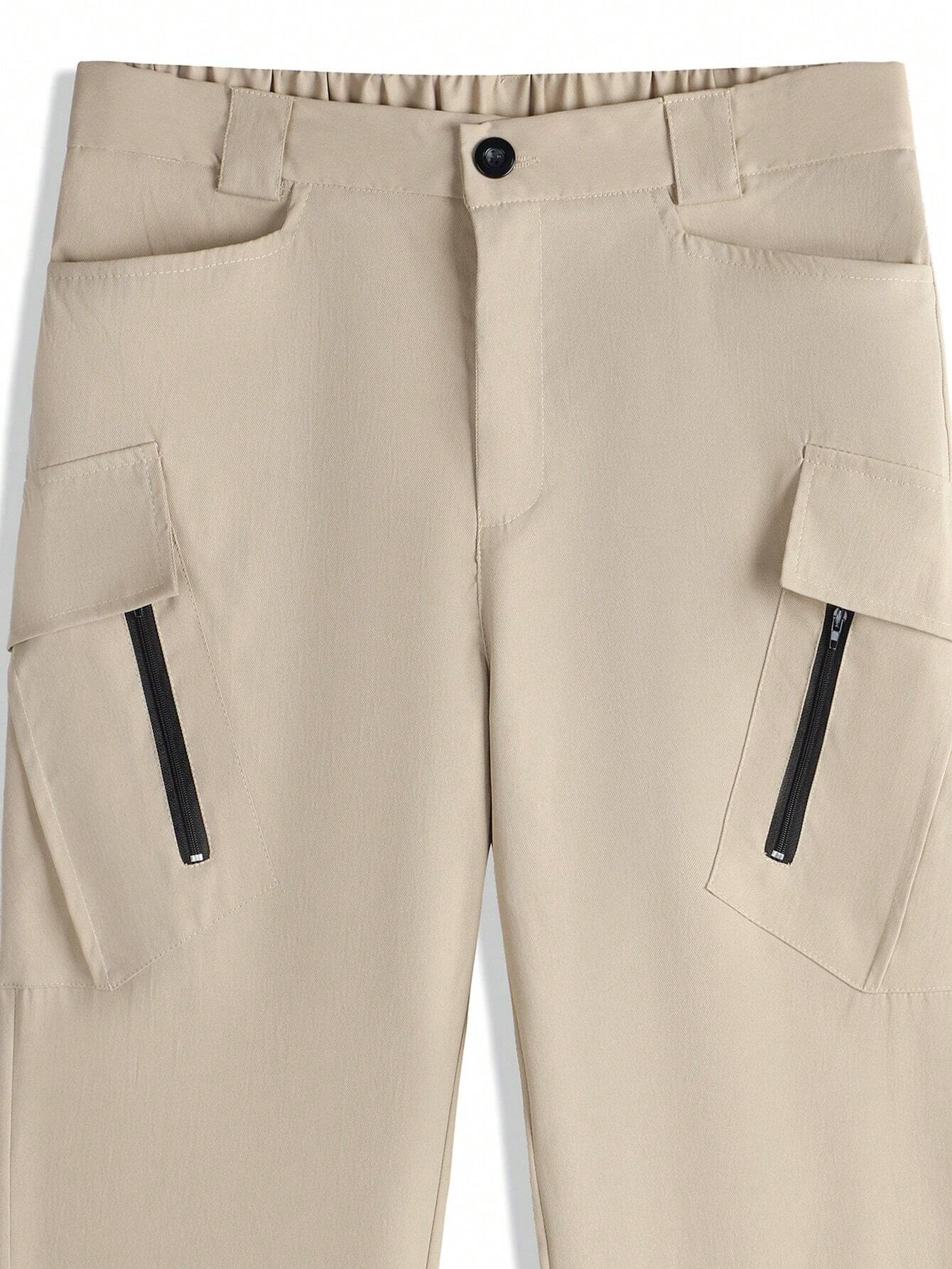 Straight Loose Zipper Cargo Streetwear Pants