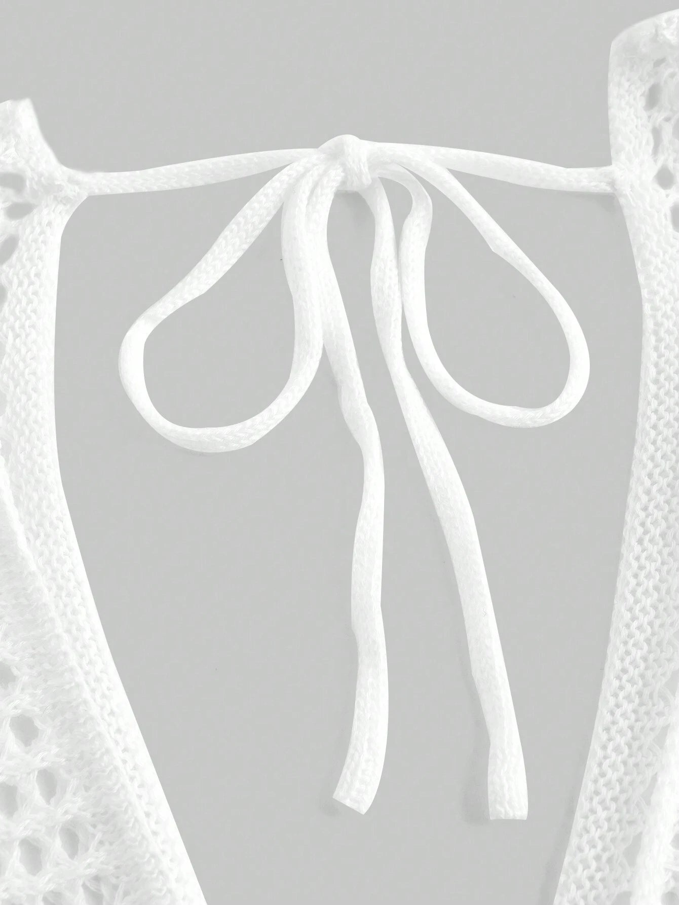 Halter Neck Knit See-Through Maxi Dress