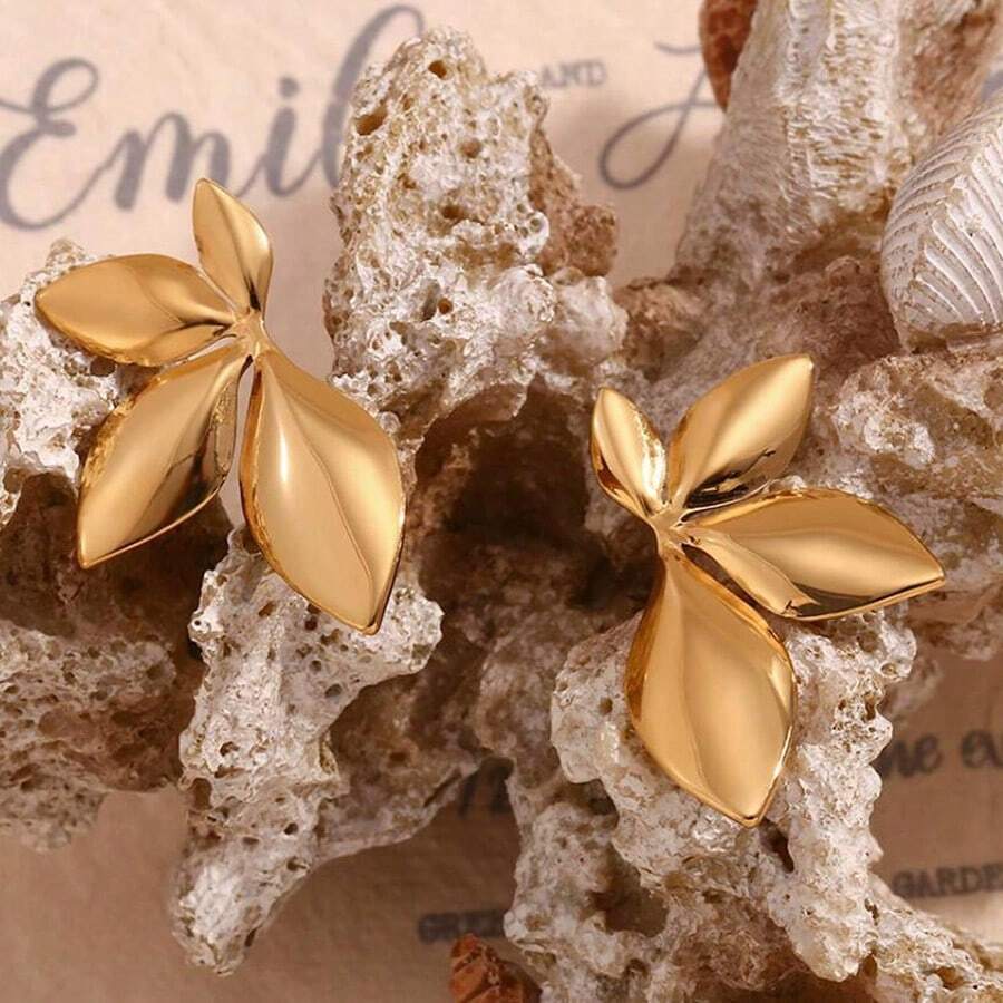 Leaf Shaped Earrings