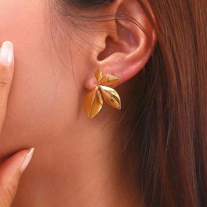 Leaf Shaped Earrings
