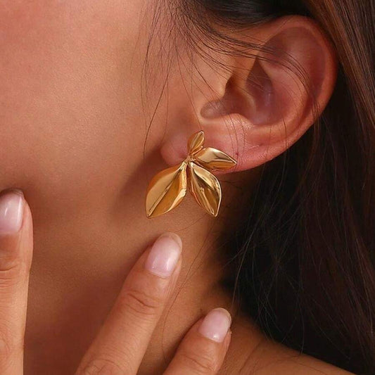 Leaf Shaped Earrings