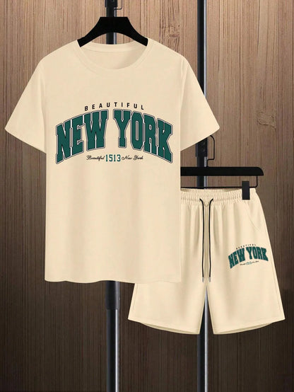 Loose T-Shirt And Shorts Sets