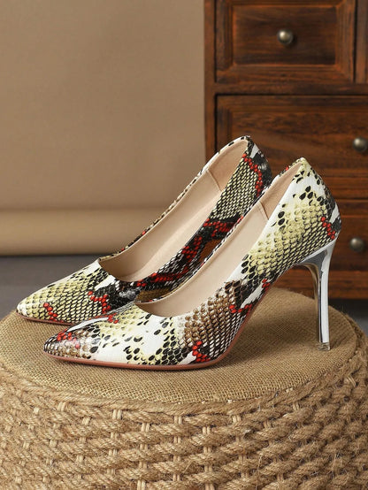 Pointed Toe High Heel Pump