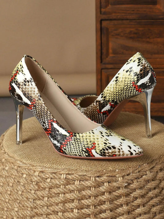 Pointed Toe High Heel Pump
