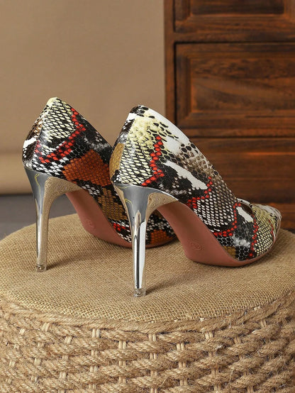 Pointed Toe High Heel Pump