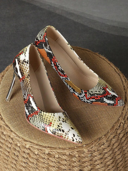 Pointed Toe High Heel Pump