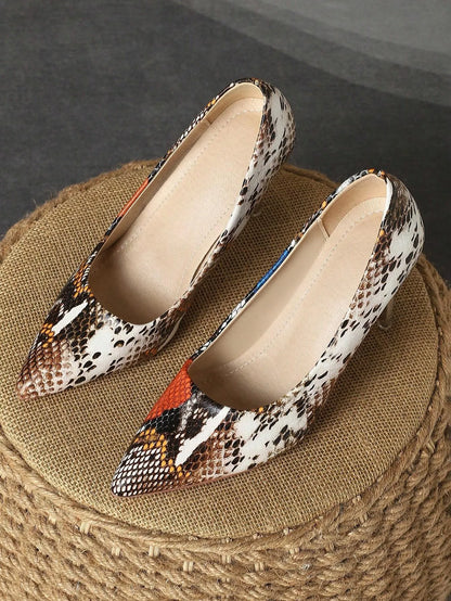 Pointed Toe High Heel Pumps