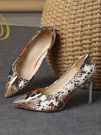 Pointed Toe High Heel Pumps