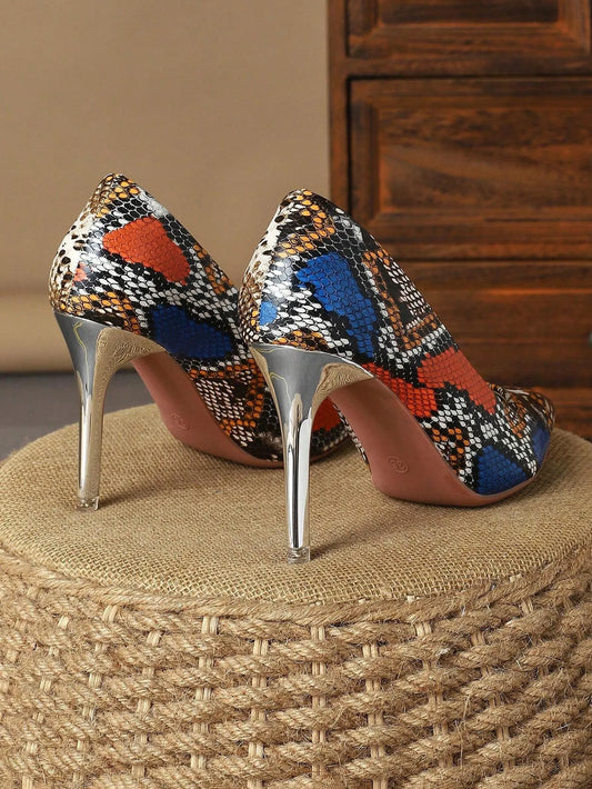 Pointed Toe High Heel Pumps