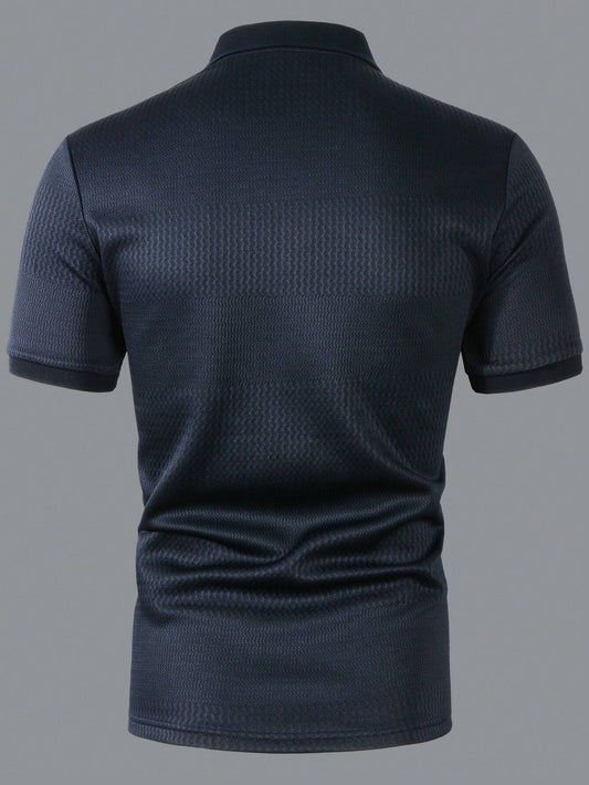 Casual Short Sleeve Polo Shirt