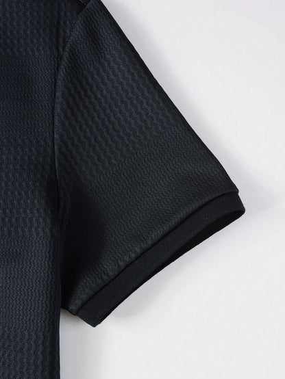Casual Short Sleeve Polo Shirt