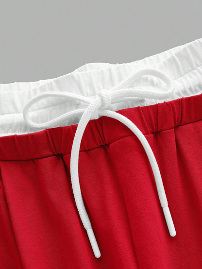 Casual Knit Tank Tops & Sweatpants Sets