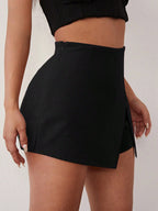 Split Hem Skorts