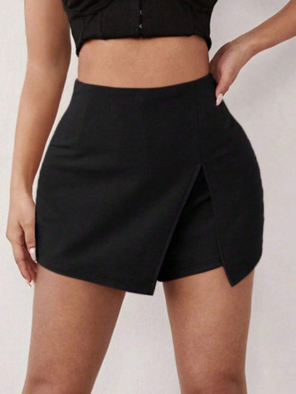 Split Hem Skorts