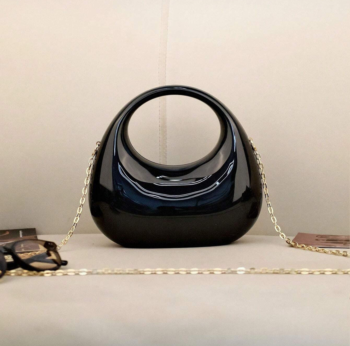 Acrylic Clutch Crossbody Bag