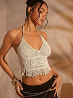 Scoop Neck Stripe Cami Top
