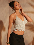 Scoop Neck Stripe Cami Top
