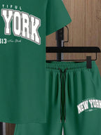 Loose T-Shirt And Shorts Set