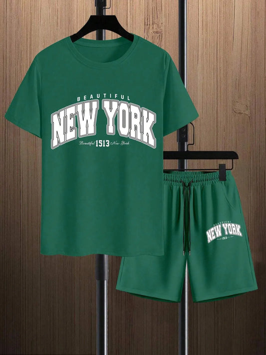 Loose T-Shirt And Shorts Set