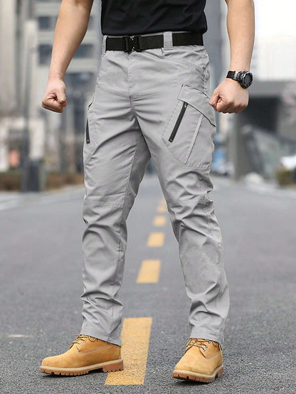 Straight Loose Zipper Cargo Streetwear Pants