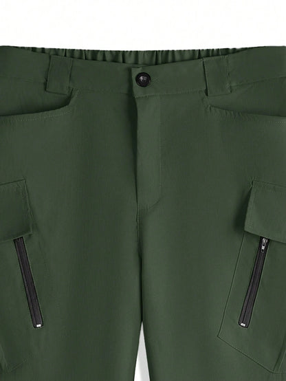 Straight Loose Zipper Cargo Streetwear Pants