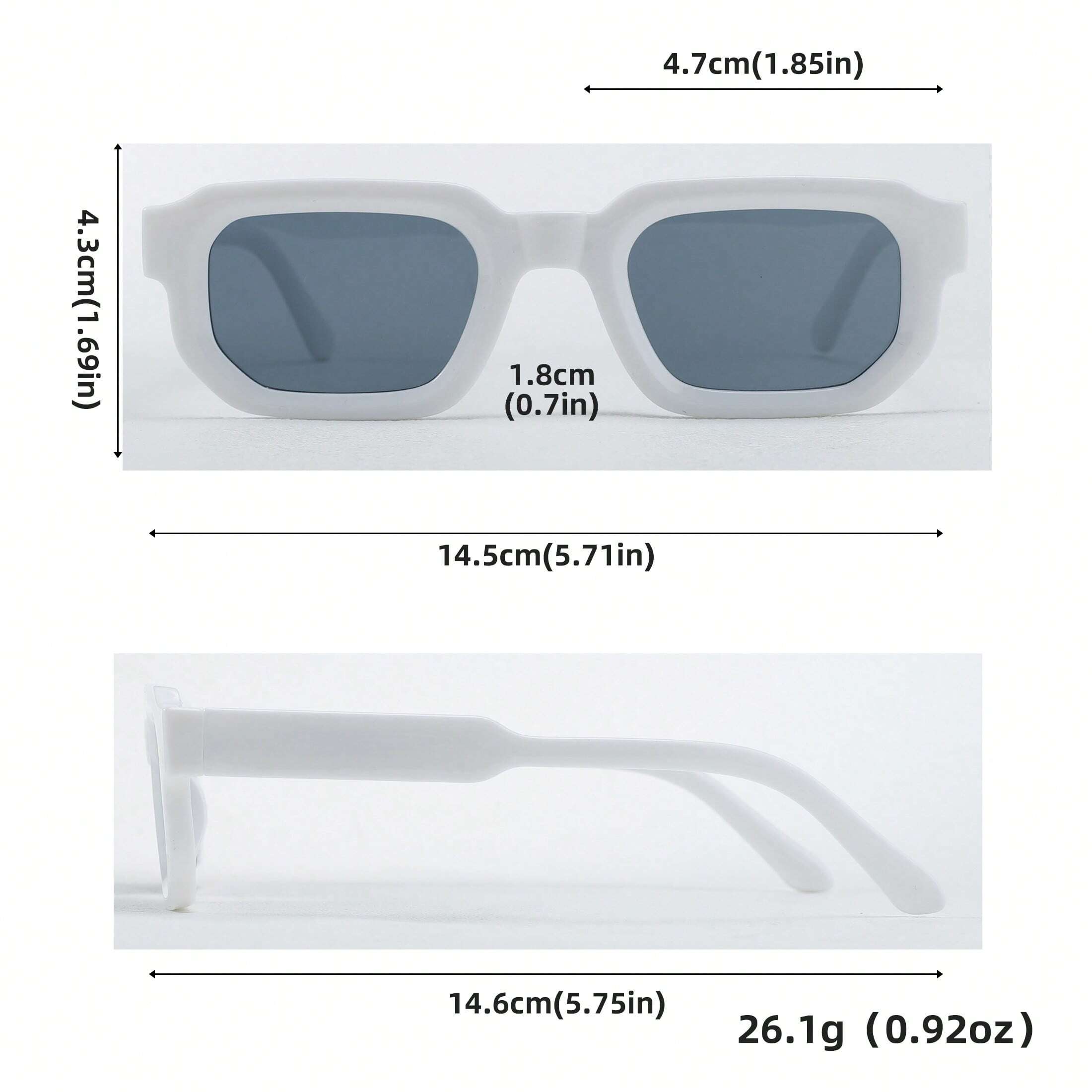 Square Frame Retro Glasses