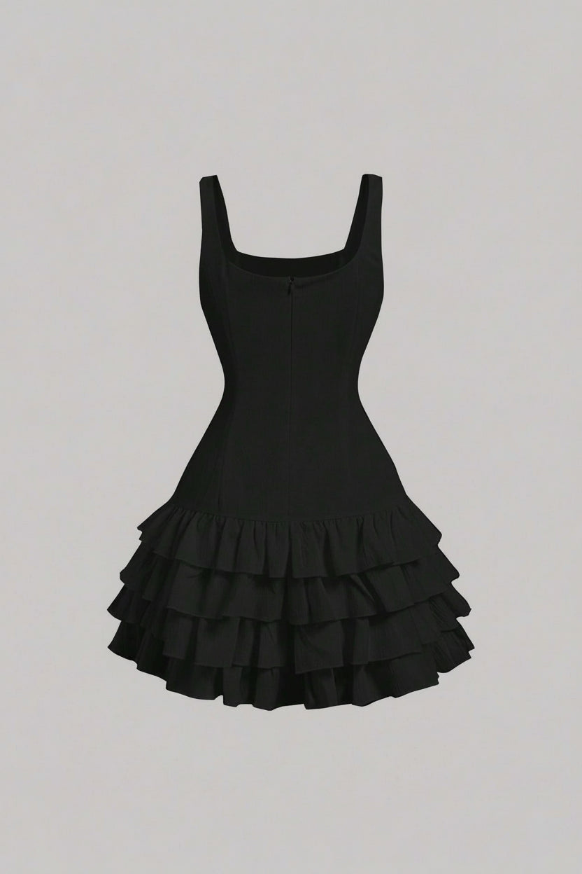 Ruffle Hem Dress